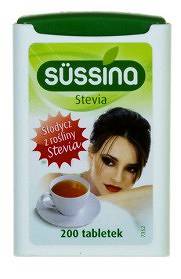 Słodzik Sussina Stevia 200 tabletek