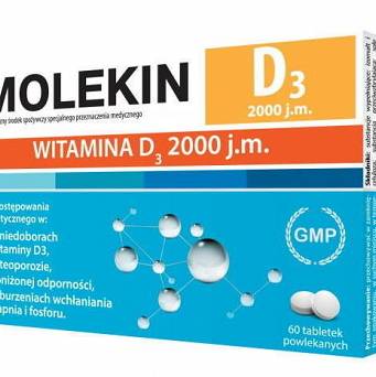 Molekin D3 2 000 j.m. 60 tabletek