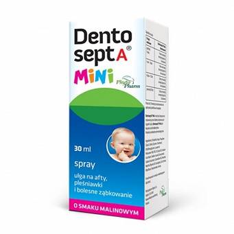 Dentosept A Mini spray 30 ml DLA DZIECI AFTY ZĄBKOWANIE