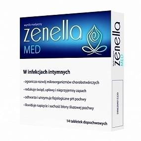 Zenella Med 14 tabletek dopochwowych INFEKCJE INTYMNE 