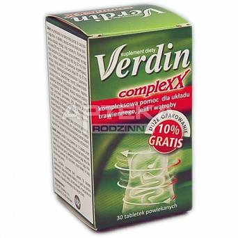 Verdin Complexx 30 tabletek WZDĘCIA TRAWIENIE 