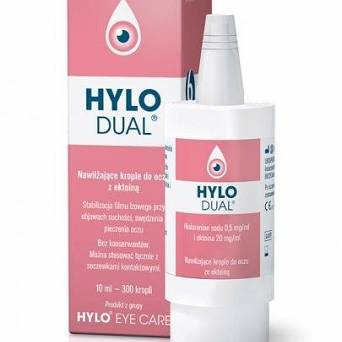 Hylo-DUAL Nawilżające krople do oczu z ektoiną 10 ml 