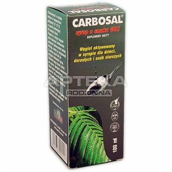 Carbosal Syrop 100 ml BIEGUNKA O SMAKU COLI