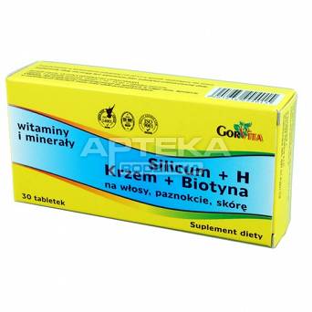 Silicum + H 30 tabletek