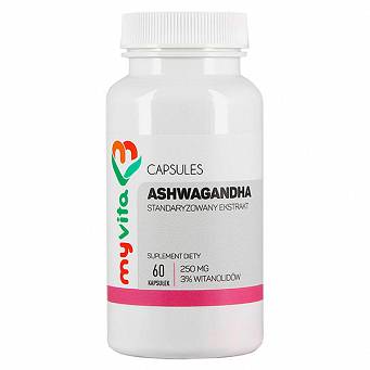 Ashwaganda 250 mg 60 kapsułek MyVita