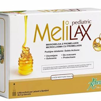MELILAX PEDIATRIC Mikrowlewka dla dzieci 6 sztuk