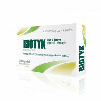Biotyk 30 kapsulek Synbiotyk Probiotyk+Prebiotyk